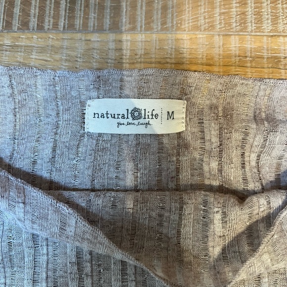 NATURAL LIFE Cream Long Sleeve Tee - Picture 4 of 8